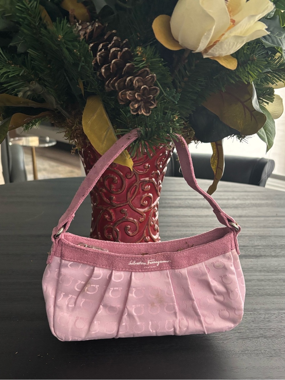 Salvatore Ferragamo Pink Mini Shoulder Bag